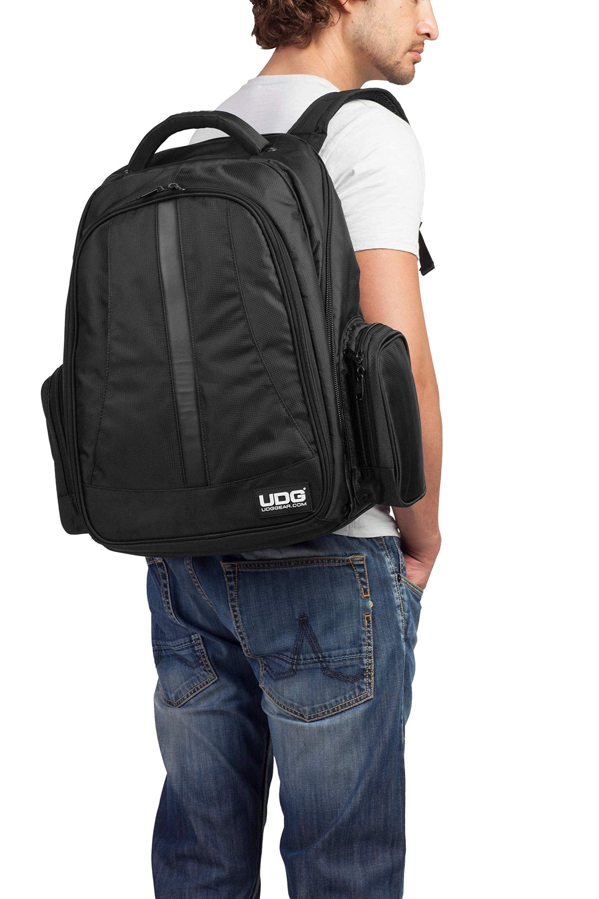UDG U9102BL/OR BackPack - Mochila para dj, color negro y naranja