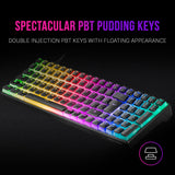 Mars Gaming MKULTRA, Teclado Mecánico Negro RGB, Compacto 96%, Switch Outemu SQ Marrón, Español