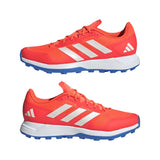adidas Zone DOX, Zapatos de Hockey Unisex Adulto, FTWR White/Zero Met./Bright Royal, 36 EU