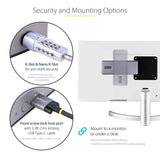 StarTech.com Docking Station USB-C 4K30 Triple /4K60 Doble - Modo Alt DP/DP/HDMI - Hub USB de 7 Puertos - PD 3.0 - GbE - Audio - K-Slots - Works With Chromebook - Replicador de Puertos (DK31C3MNCRUE)