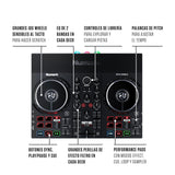 Numark Party Mix Live Controladora DJ, Mesa DJ Con Luces DJ, Altavoces, Mezclador DJ e Interfaz Audio, Con Serato DJ Lite
