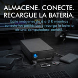 LaCie 1big Dock SSD Pro de 2TB, Unidad De AcoplamienTB SSD, Para PC Mac iPad & iPhone, Data Rescue Service (STHW2000800)