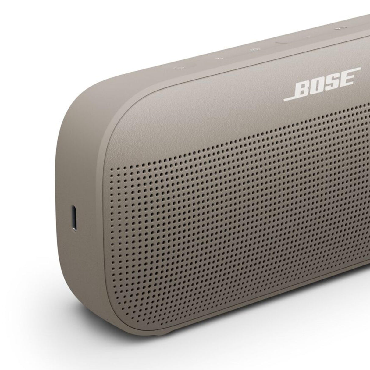 BOSE SoundLink Flex (2.ª Gen.), Altavoz portátil inalámbrico con Bluetooth pequeño y Potente para Fiestas al Aire Libre, hasta 12 h de autonomía, Resistente al Agua IP67 y al Polvo, Arenisca