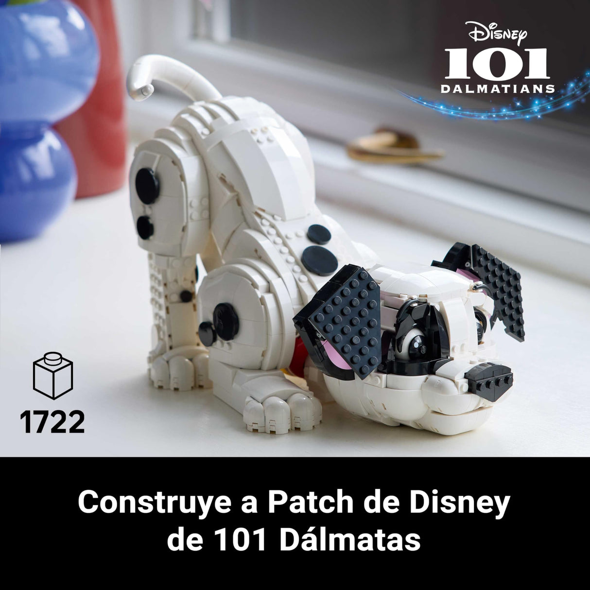 LEGO | Disney Cachorro de 101 Dálmatas - Maqueta para Construir para Adultos de Figura Articulada de Perro Interactivo - Se Transforma en 6 Perros Diferentes - Regalo para Mujeres y Hombres Fans 43269