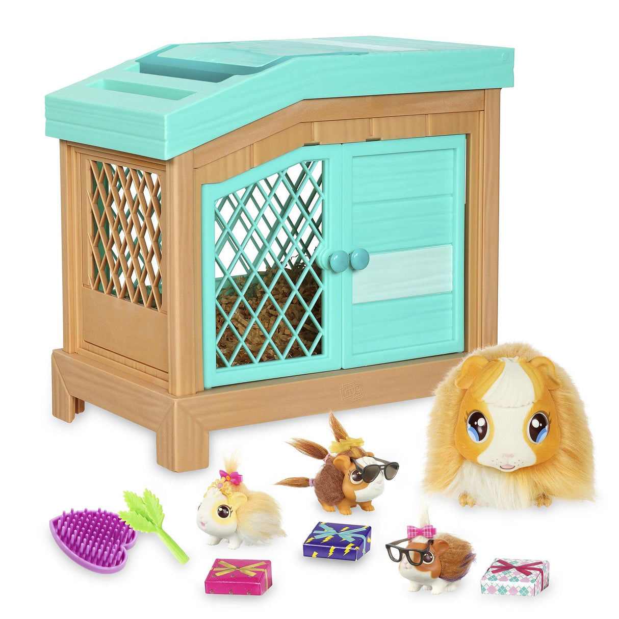 Little Live Pets Mama Surprise, Cobaya de Peluche interactiva con Sonidos y Movimientos Que Tiene bebés, una Mascota de Juguete, Desde 5 años de Edad, Famosa