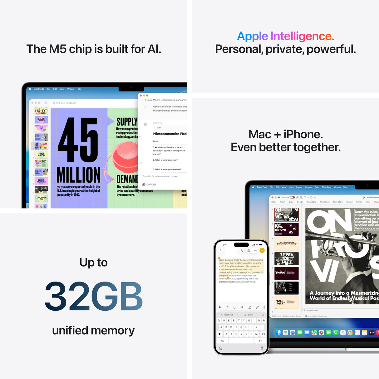 Apple MacBook Air de 15,3 Pulgadas con Chip M5: Pantalla Liquid Retina, CPU de 10 núcleos, GPU de 10 núcleos, 16 GB de Memoria unificada, 512GB de SSD, Wi-Fi 7,Teclado portugués; Azul Cielo