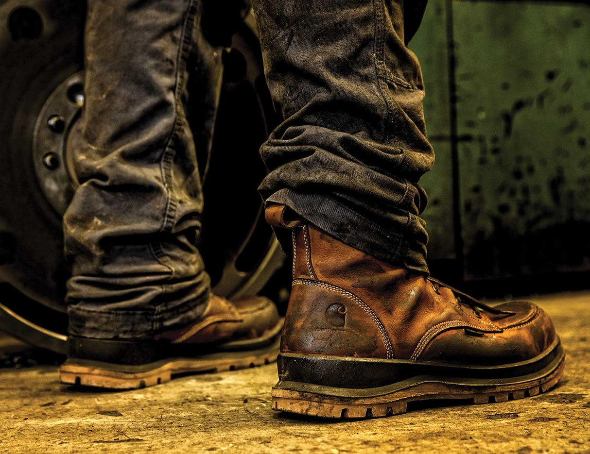 Carhartt Hamilton - Bota de seguridad S3, impermeable, tecnología Rugged Flex Para Hombre, Marrón claro, 43