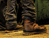Carhartt Hamilton - Bota de seguridad S3, impermeable, tecnología Rugged Flex Para Hombre, Marrón claro, 43