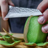 KOTAI | Cuchillo universal Bunka Petty | Hoja de 13,5 cm | Cuchillo universal | Afilado y forjado a mano | Acero inoxidable japonés ultra afilado 440C | Mango de madera de ébano | Tang oculto completo