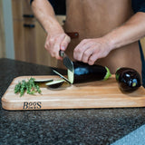 Boos Block Chop-N-Slice - Tabla de Servir - Tabla Cortar Cocina - Madera dura de arce duro de América del Norte - Reversible – 50,8 x 35,6 x 3,2 cm