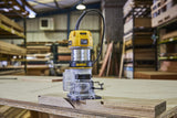 DeWalt D26200-QS - Perfiladora electrónica (900 W, 27000 rpm, 6-8 mm