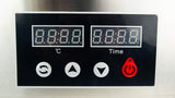 SARO SALERNO Recipiente de cocción al vacío, 11-22 l, para GN 1/1, bomba de circulación y grifo de drenaje, pantalla digital, temperatura 45-95 °C, acero inoxidable, 0,7 kW