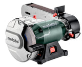 Metabo Lijadora Combinada Universal BS 200 Plus, Máquina para Lijar, Afilar y Desbarbar, Potencia 600W, para Madera y Metal, Multifuncional, Cable de 1.8m