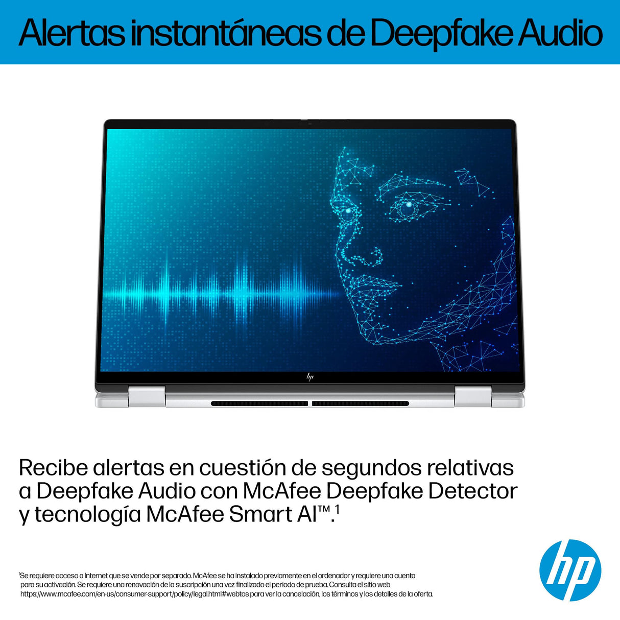 HP Omnibook X Flip - Ordenador portátil Convertible de 16" 3K OLED táctil (Intel Ultra 7-258V EVO, 32GB RAM, 1TB SSD, Intel ARC Graphics, Windows 11 Home) Silver - Teclado QWERTY Español