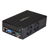 StarTech.com ET10GSFP - Conversor de Medios Ethernet de Cobre a Fibra de 10 gigabits, Color Negro