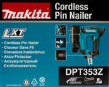 Makita Clavadora LXT de iones de litio DPT353Z de 18 V, baterías y cargador no incluidos