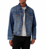 Wrangler Classic Jacket, Chaqueta Vaquera Hombre, Azul (Mid Stone 14V), XXX-Large