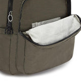 Kipling Seoul Mochila Grande, Green Moss (Verde)