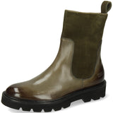 Melvin & Hamilton Sally 149, Botas Cortas al Tobillo Mujer, Verde, 37 EU Estrecho