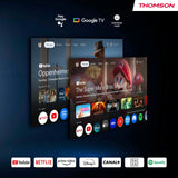 Thomson Sirius PG55B Proyector Láser RGB Inteligente, Tiro Ultra Corto, Full HD 1080p, Google TV, 600 ANSI, Auto Enfoque, HDR10+, Dolby Digital+, Batería, WiFi, Bluetooth