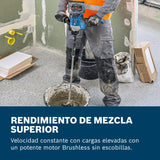 Bosch Professional 18V System mezcladora a batería GRW 18V-120 (incl. 1 extensión de 13 cm (M14-M14) 2 llaves (22/24), sin batería/cargador)