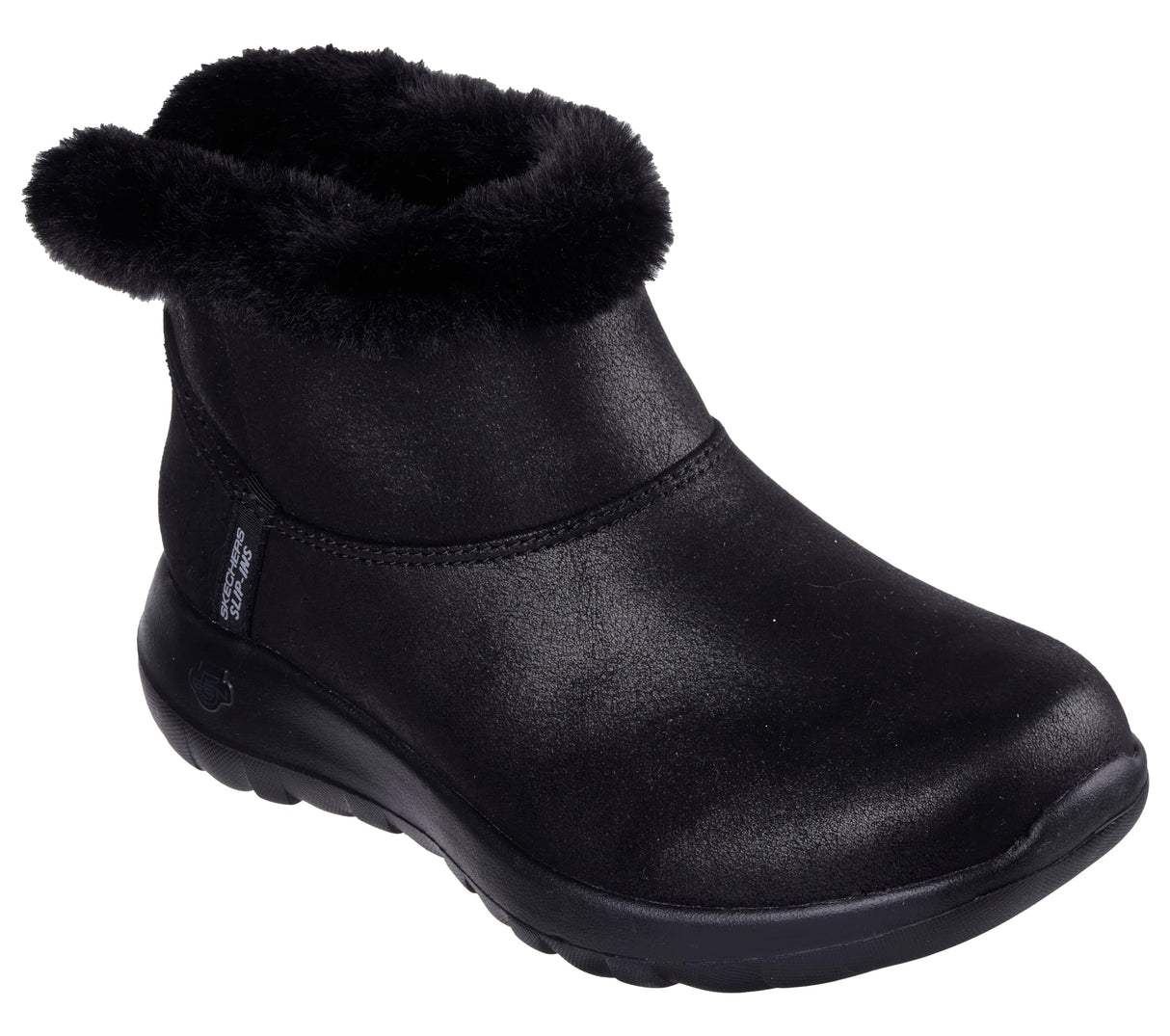 Skechers On-The-Go Joy Cozy Dream, Botas Cortas al Tobillo Mujer, Black Textile, 38.5 EU