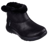 Skechers On-The-Go Joy Cozy Dream, Botas Cortas al Tobillo Mujer, Black Textile, 38.5 EU