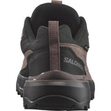 Salomon X ULTRA 360 LEATHER GORE-TEX, Zapatos de senderismo para Mujer, Cognac Peppercorn Black, 40 EU