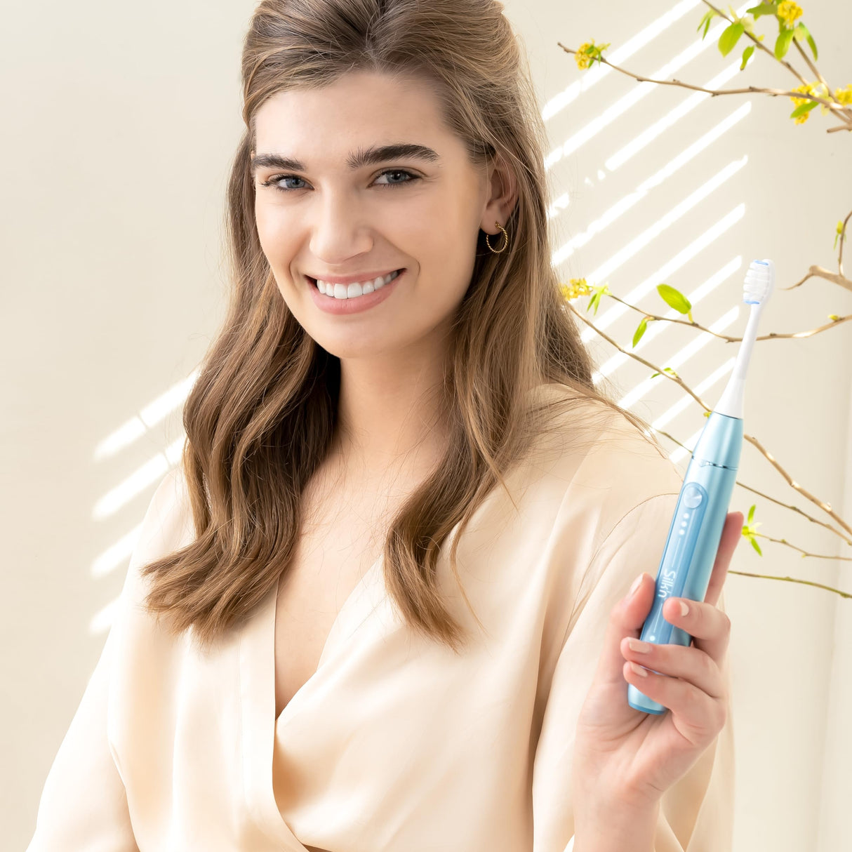 Silk'n - Cepillo de dientes sónico SonicYou con batería de 300 días, Azul claro