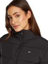 Tommy Jeans TJW CRP ESSENTIAL PUFFER Chaqueta acolchada Mujer, Negro (Black), L