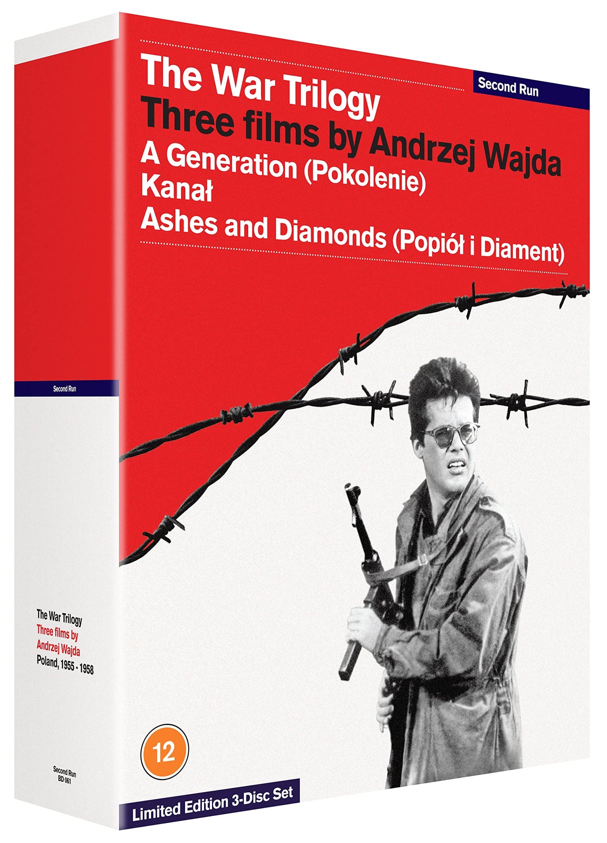 The War Trilogy: Three films by Andrzej Wajda [Blu-ray] [Region Free]