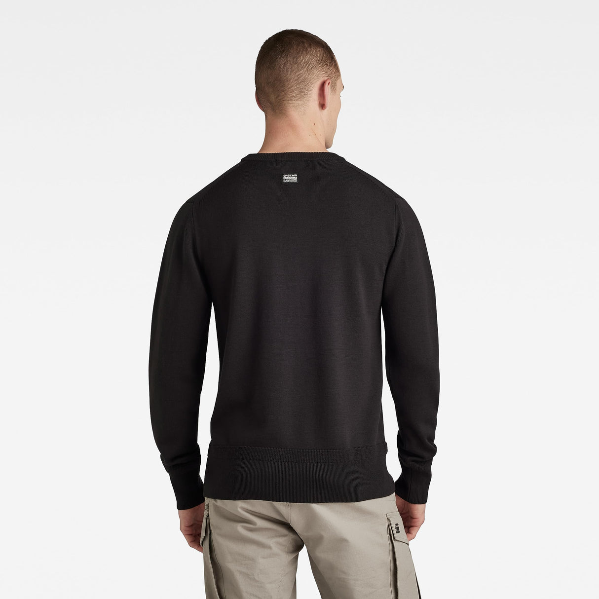 G-Star Para Hombre Jersey Premium Core Knitted, Negro (dk black D21931-B692-6484), M