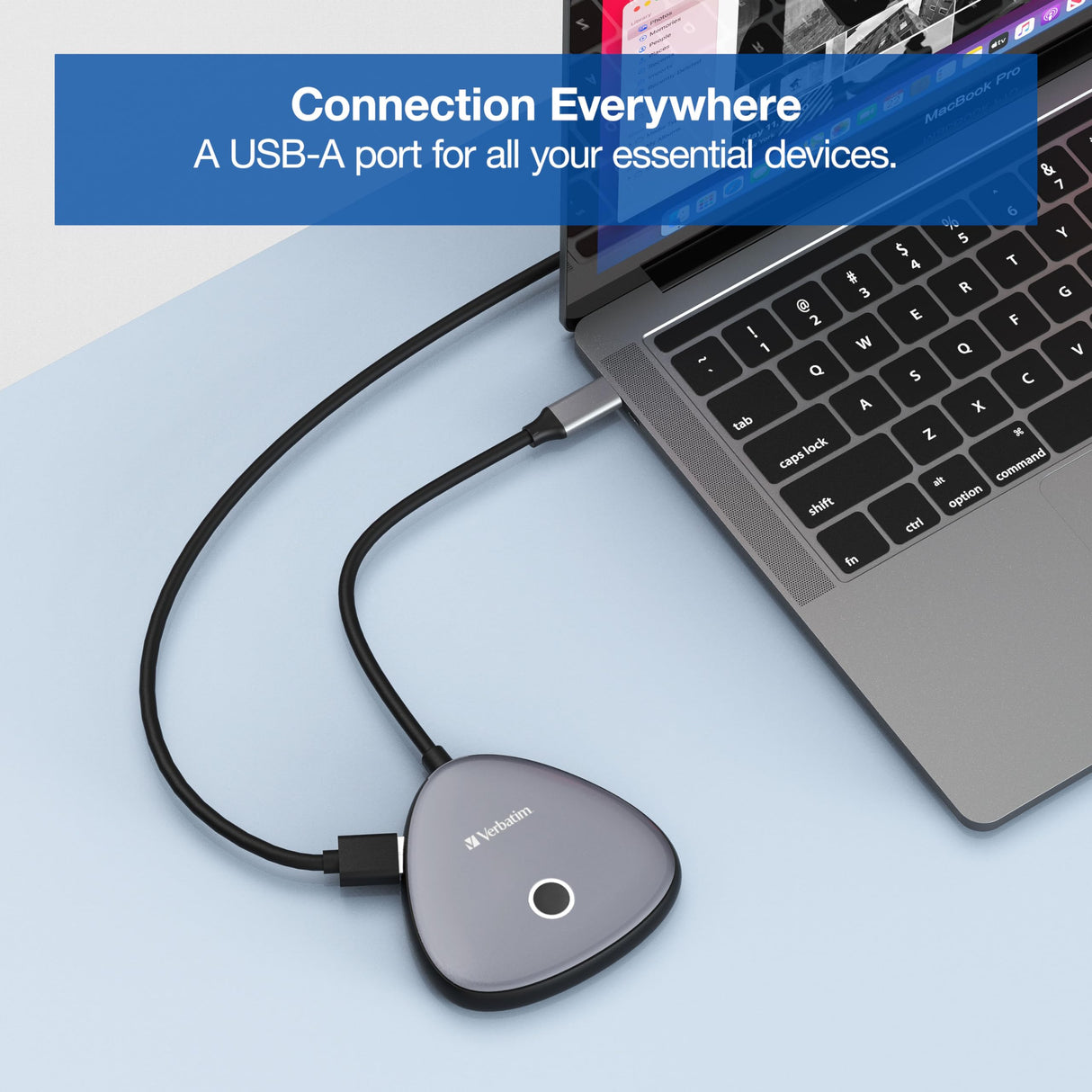 Verbatim Transmisor y Receptor inalámbrico 4K HDMI para Streaming, transmisión de vídeo/Audio, Extensor HDMI inalámbrico para Ordenador portátil, PC, Smartphone a TV, Monitor,