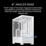 ASUS A31 Plus TG ARGB - Chasis PC ATX (Compatible con Placas Base con Conector Oculto, radiadores de 360 mm y gráficas de 380 mm, 4 Ventiladores ARGB, Cristal Templado, gestión de Cables), Blanco