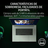 Razer Blade 18 (2024) - Portátil Gaming de 18 Pulgadas Mini-LED - Nvidia Geforce RTX4070 - Intel Core i9-14900HX - Pantalla 18" QHD+ 300Hz - Snap Tap (32 GB DDR5, 2TB SSD) Teclado Español | Mercury