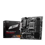 MSI Pro B650M-P Placa Base, ATX, Soporta Procesadores AMD Ryzen Serie 7000, AM5, Memoria DDR5 Boost 6400+MHz/OC, 2 x PCIe 4.0 x16, 2 x M.2 Gen4, 2.5G LAN