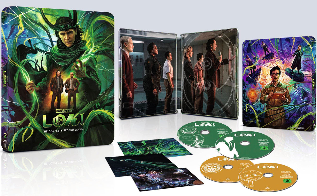 Loki - Staffel 2 - Steelbook - Limited Edition (4K Ultra HD) (+ Blu-ray) (+ Bonus-Blu-ray) [Alemania] [Blu-ray]