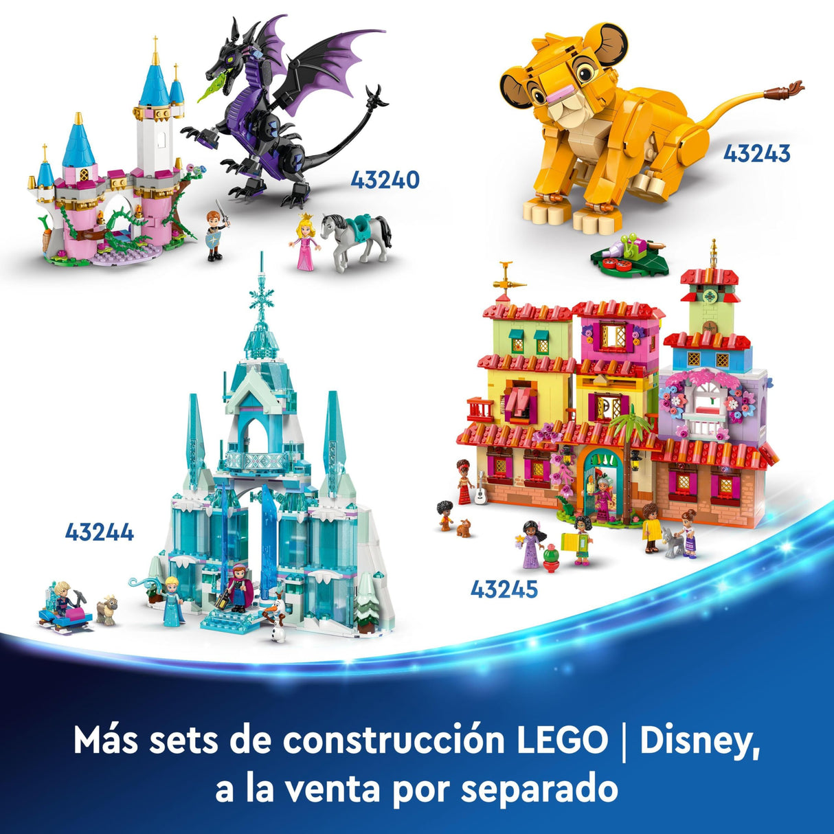 LEGO | Disney Encanto Mágica Casa Madrigal Casita de Juguete de Construcción con Mini Muñeca de Mirabel, Regalo para Niñas y Niños de 7 Años o Más, Juegos Infantiles con Figuras de Animales 43245
