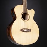 Ortega Private Room Series - Preamplificador para bajo acústico, 4 cuerdas, incluye reposabrazos integrado, funda y correa