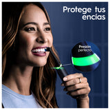 Oral-B iO 9N Cepillo de Dientes Eléctrico Negro con Mango Recargable, 2 Cabezales y Estuche Cargador de Viaje, 7 Modos De Cepillado Incluso Blanqueamiento Dental, Sensor De Presión, Diseñado por Braun