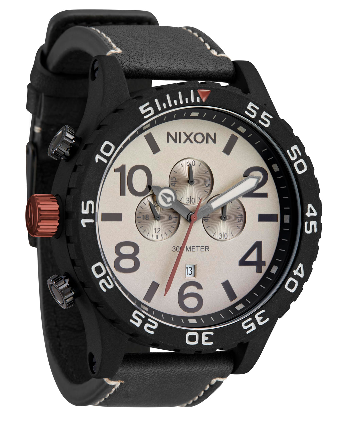 Nixon Reloj Analógico para Unisex Adulto de Cuarzo japonés con Correa en Cuero A1392-5238-00