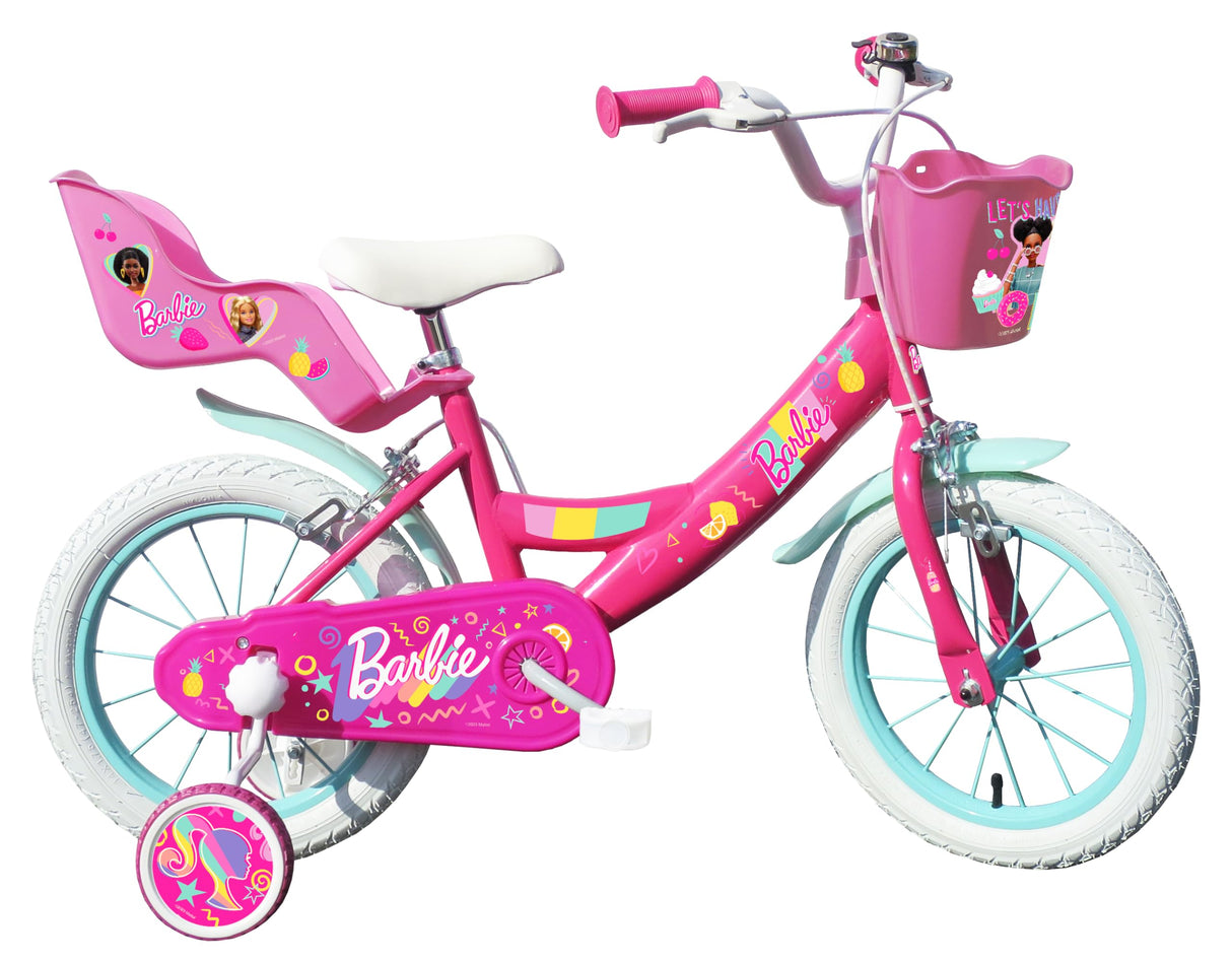 albri 16 Pulgadas, Bicicleta Barbie Niña, Rosa