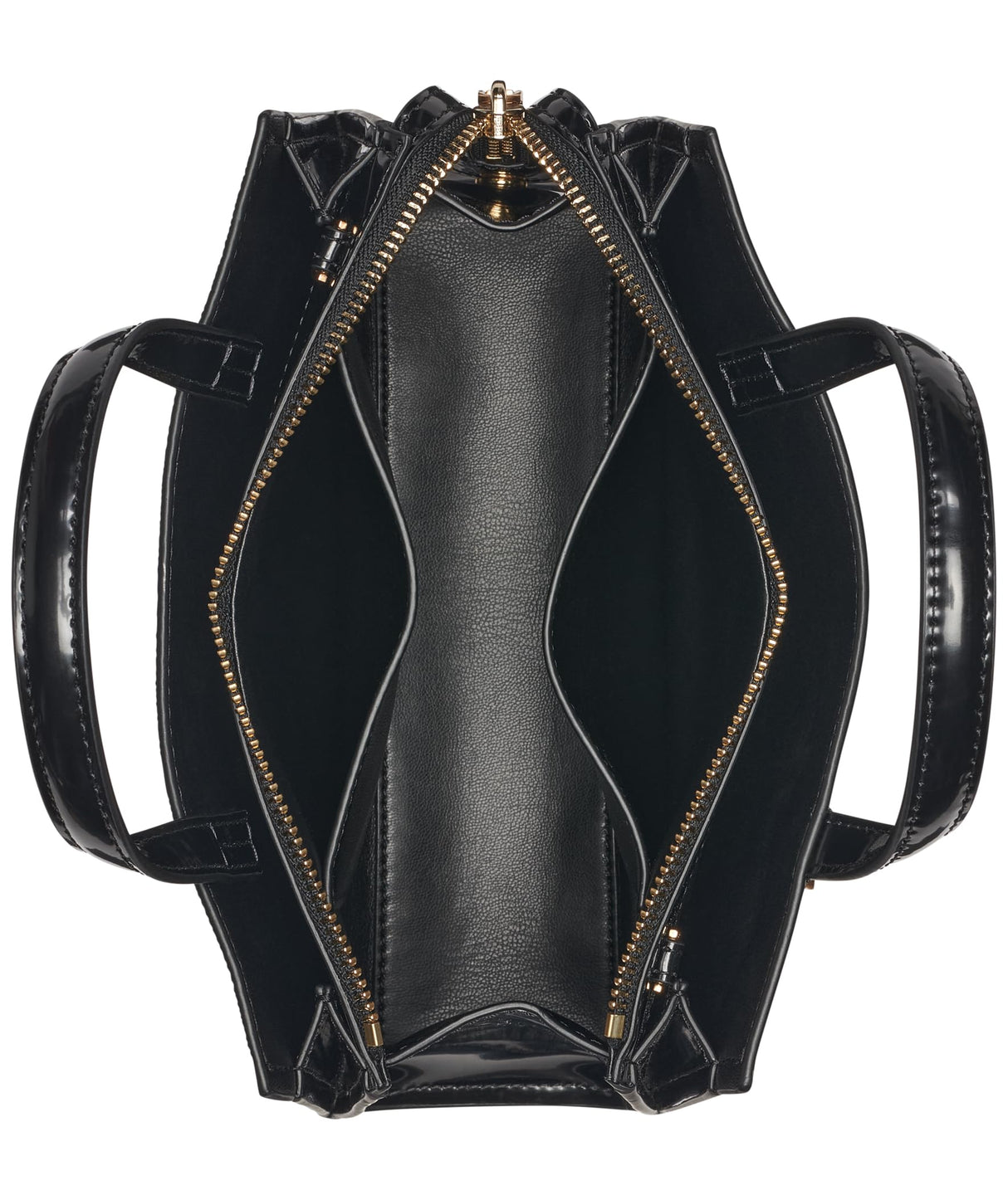 DKNY Avril Small Satchel Crossbody, 100% PVC con Forro De La PU Mujeres, Logotipo Negro y Negro