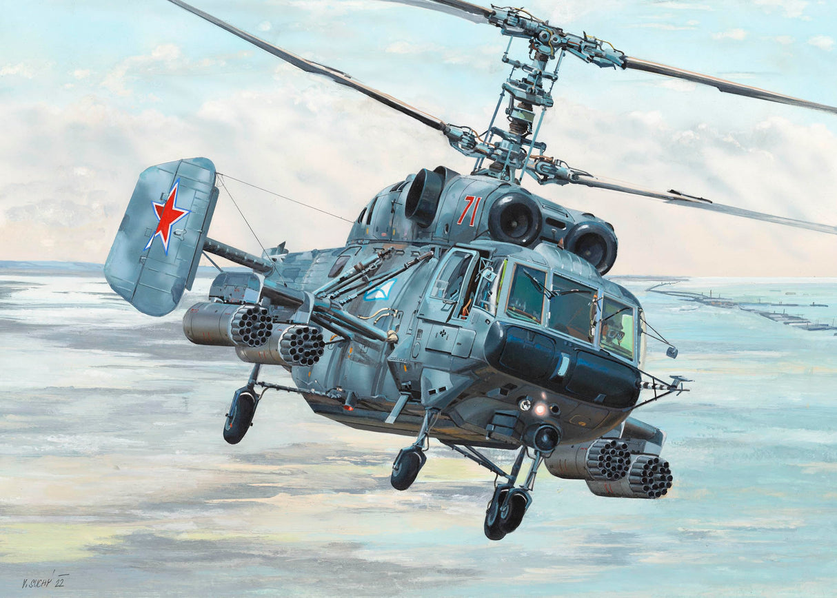 Trumpeter 05110 - Kamov Ka-29 Helix-B - Escala 1/35 - Caja de montaje de plástico