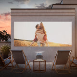 Hisense M2 Pro - Mini Proyector Laser Trichroma UHD 4K Smart TV, de 65" a 200", 1300 Lumen, Dolby Vision, Zoom Óptico, Autoenfoque, Protección Ocular, Auto-Corrección Trapezoidal