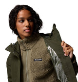 Columbia Drop Ridge II Chaqueta Impermeable 3 en 1, Diseño Dinámico, Reflectante de Calor, Ajuste Personalizable, Sherpa Acogedora, Barrera Impermeable - Mujer