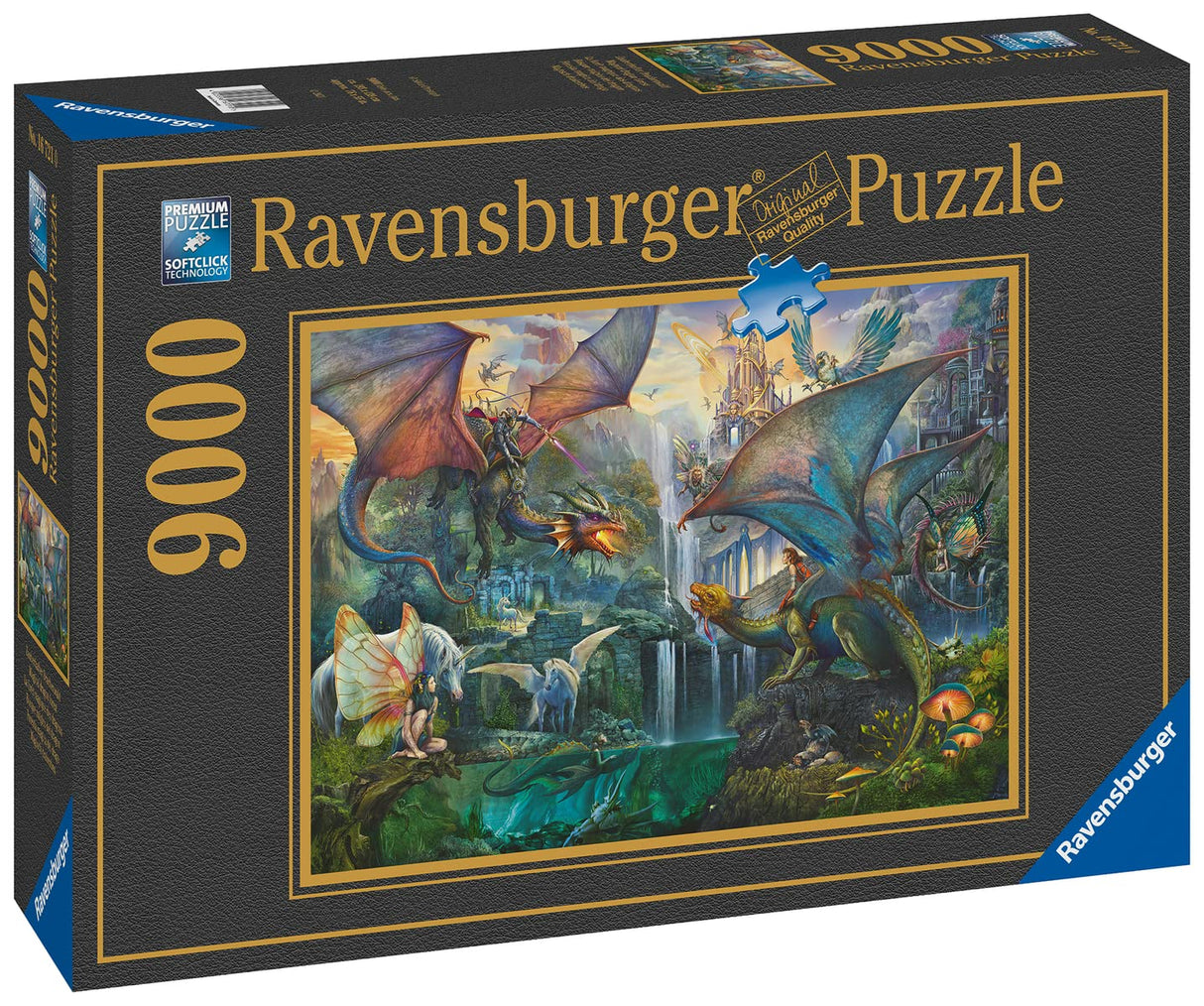 Ravensburger - Puzzle 9000 pieces - La foret magique des dragons