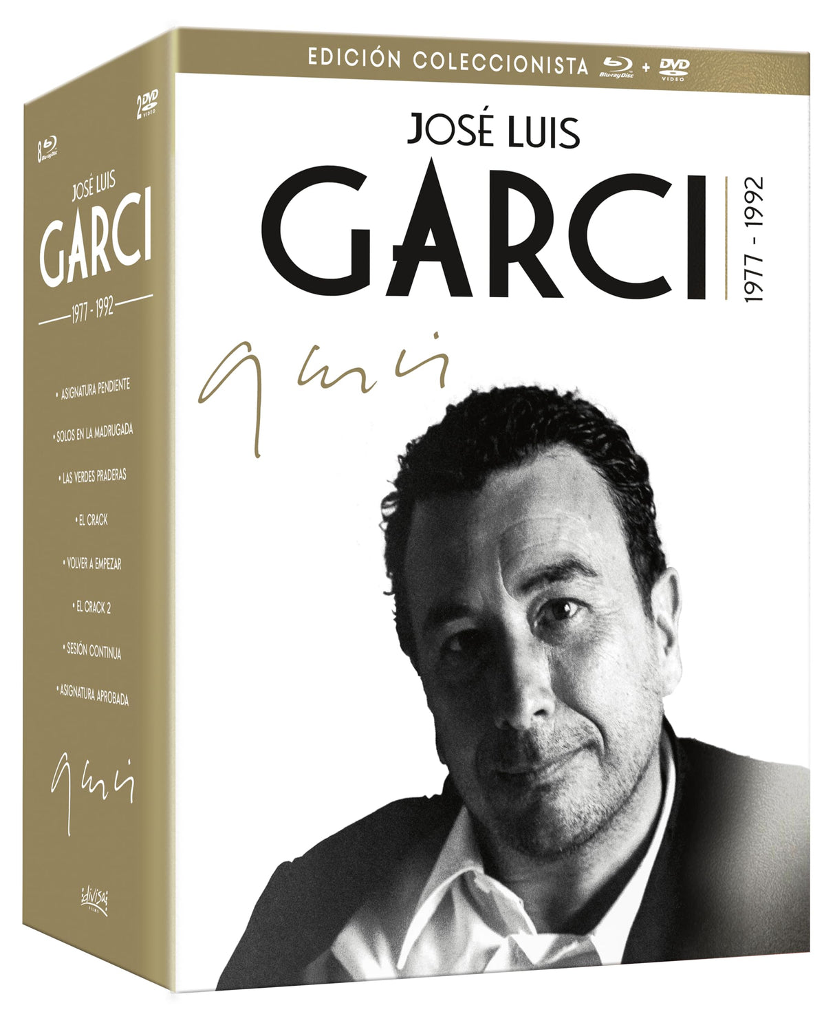 Jose Luis Garci - Edicion Coleccionista (1977-1992): Pack 8 Peliculas (Blu-ray) + Tv Serie: Historias Del Otro Lado (6 capítulos) (DVD) + Libro 330 Páginas