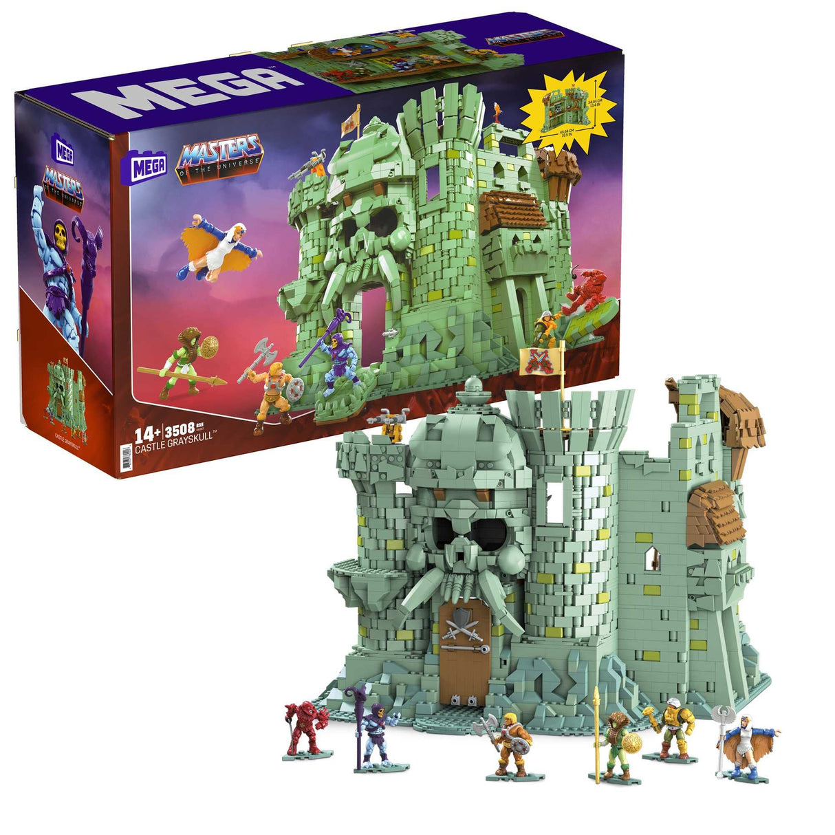 Mega Construx™ Masters of The Universe™ Castillo Grayskull, Juguete de construcción niños +14 años (Mattel GGJ67)