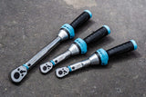 Llave dinamométrica HAZET 5110-3CT I Salida: cuadradillo 10 mm (3/8 pulgada), tolerancia: 3%, 30 dientes I Carraca reversible para coche y bicicleta I 320 mm